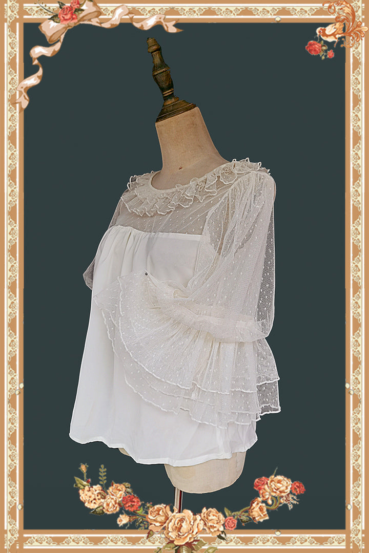 Infanta~Doll Lolita Puff Sleeve Blouse   