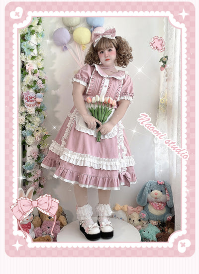 (Buyforme) Naomi Studio~Maid Lolita Summer Lolita OP Multicolors   