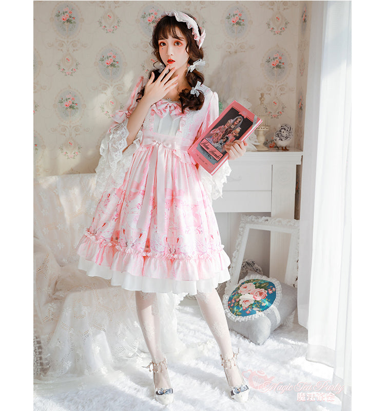 Buyforme)Magic Tea Party~Swan Lake Daily Wear Lolita OP – 42Lolita