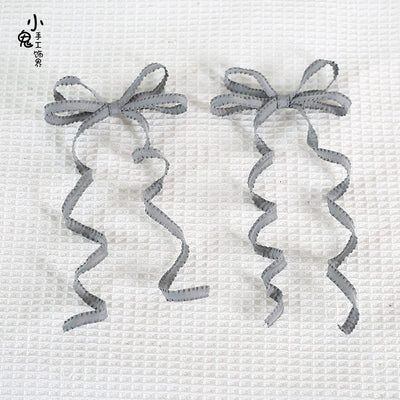 Xiaogui - Sweet Lolita Spiral cos Headdress Grey (pair)