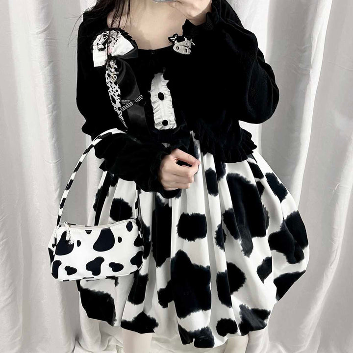 Little Dipper~Sweet Lolita Coat Long-sleeved Cotton Cardigan   