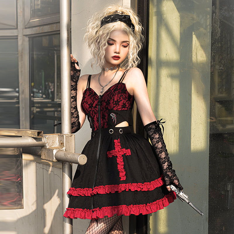 With PUJI - Judgment Day - Sexy Gothic Lolita JSK