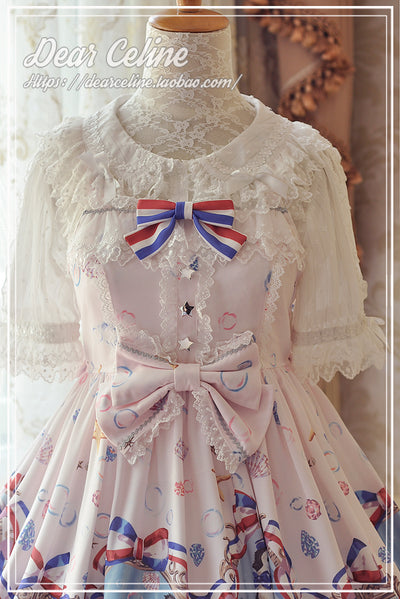 Dear Celine~Summer Aquarium Lolita JSK Dress   