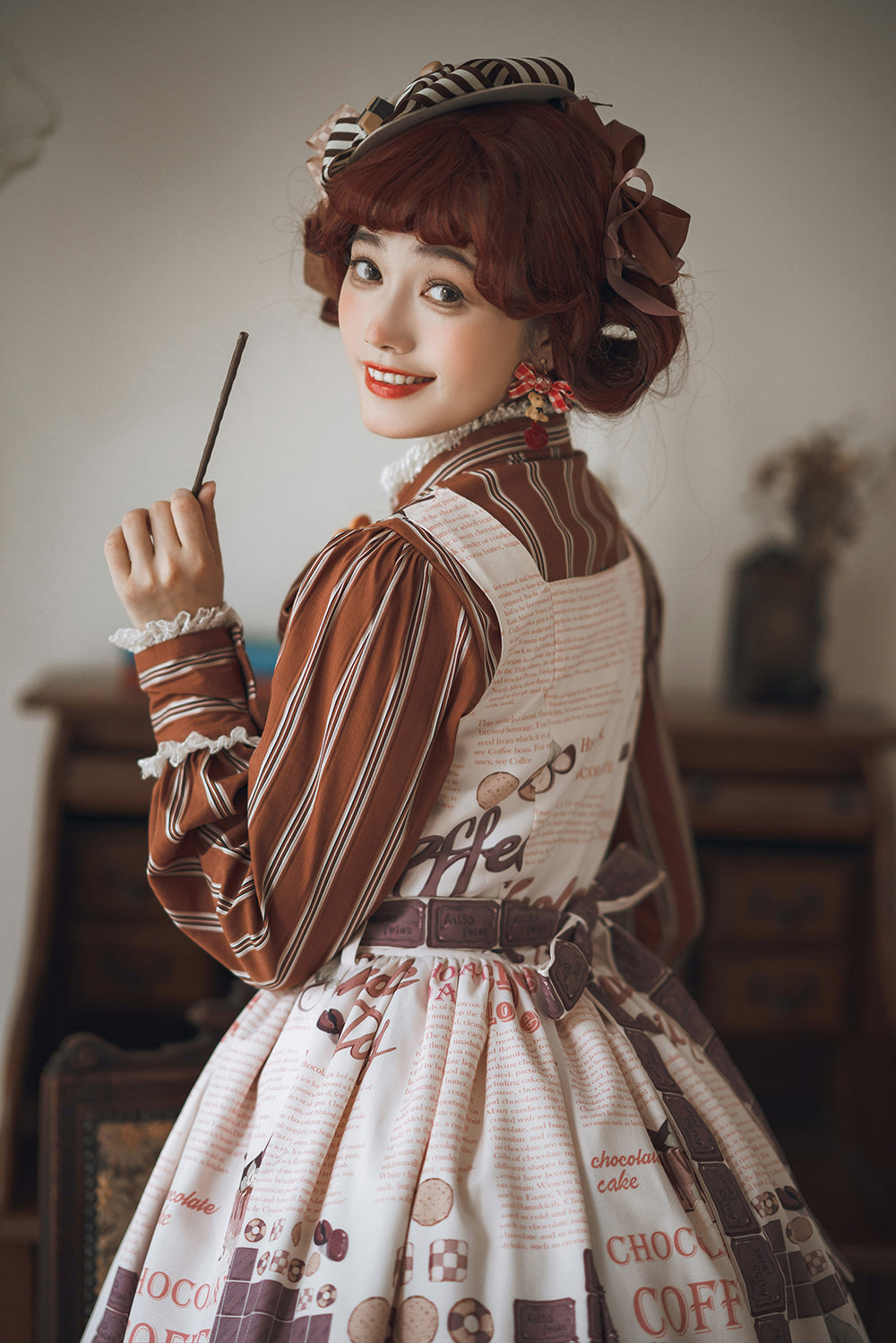 (BuyForMe) Miss Point~Chocolate Daily~Classic Lolita Fashion JSK   