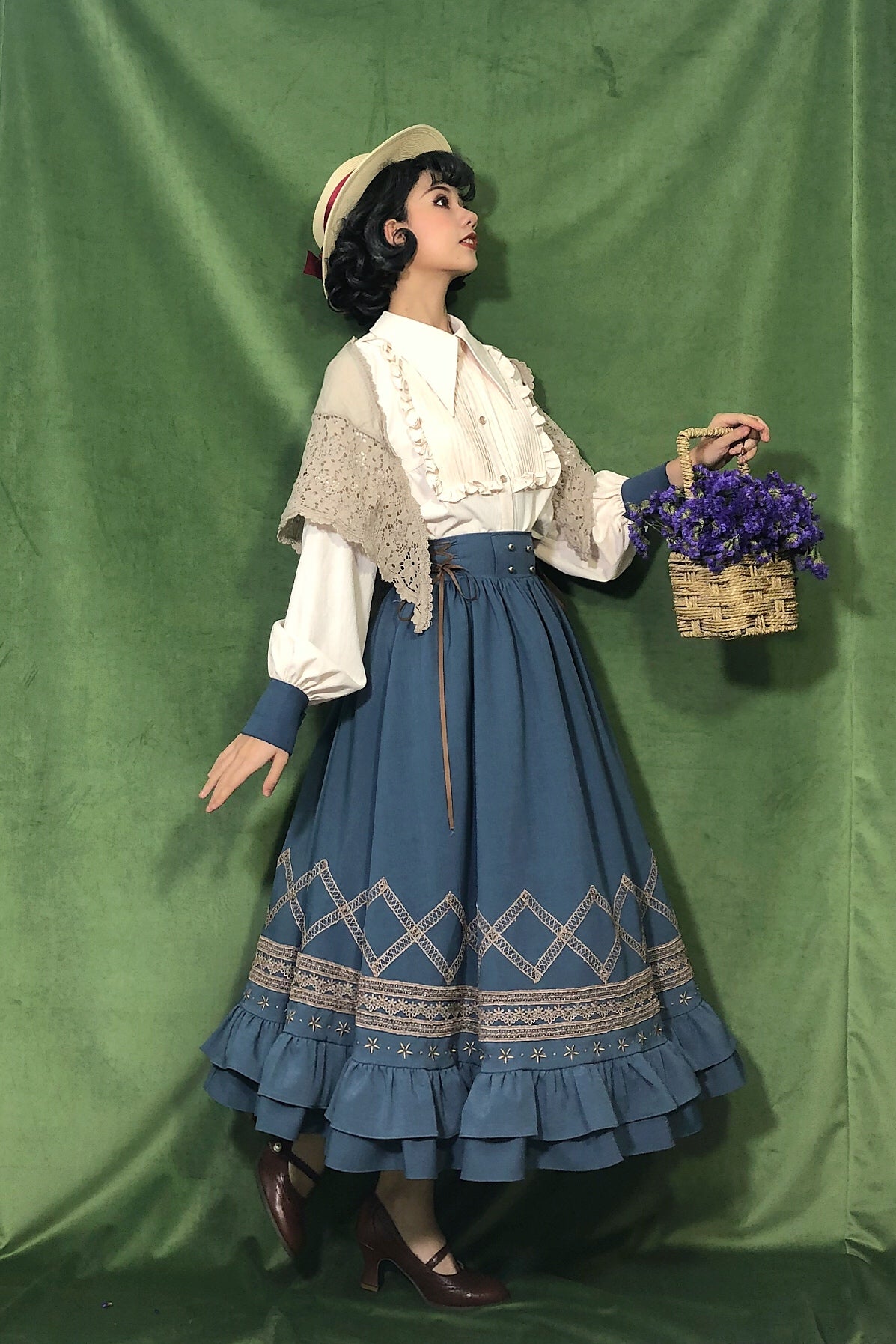Yuan Su - Elegant Solid Color Lolita SK