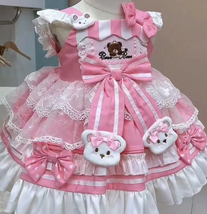 (Buyforme)Ming Tang Yuan~Autumn Pink Kid Lolita Dress   