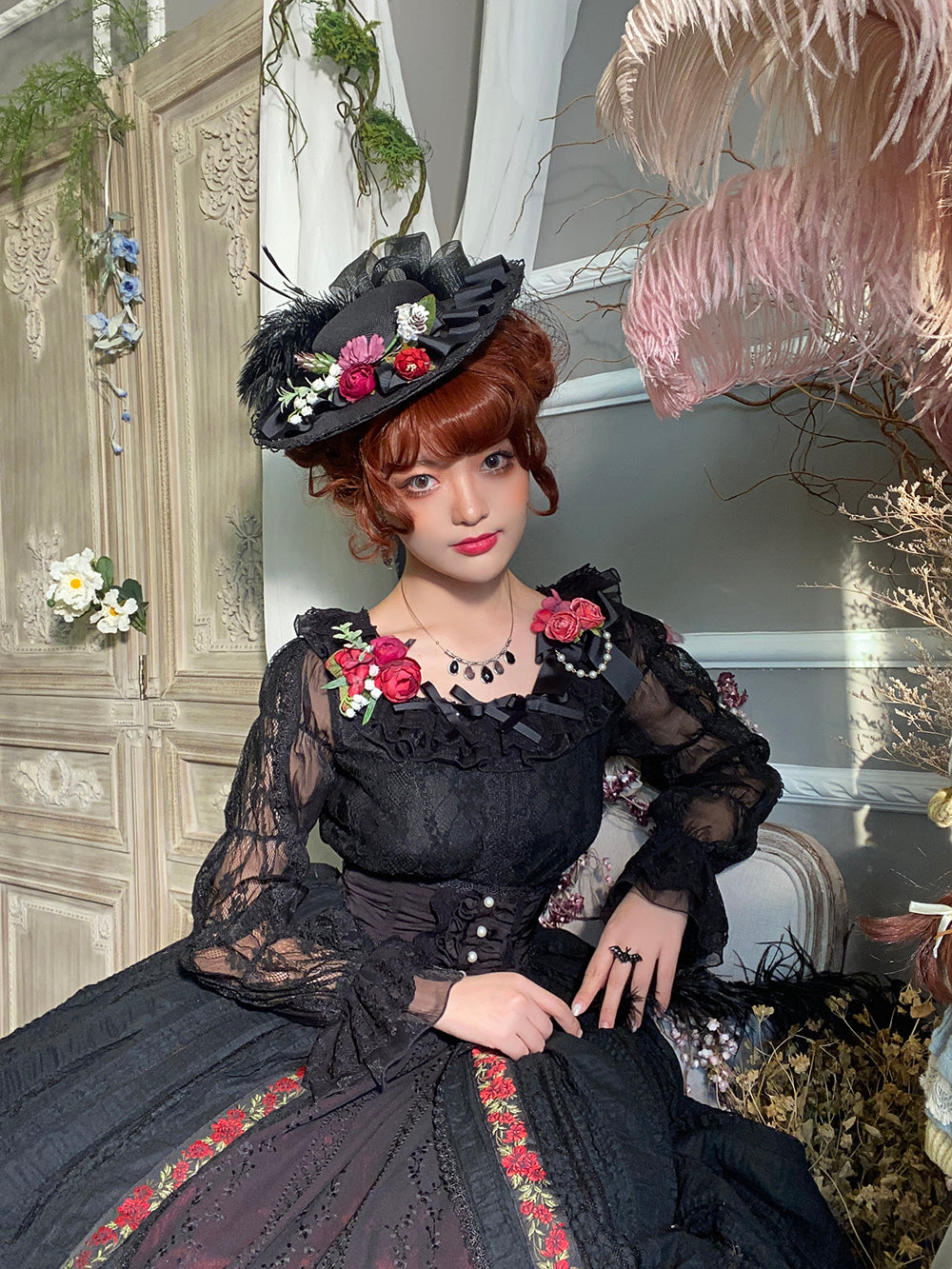 Miss Point - The Sally Gardens - Lotus Root Sleeve Lolita Blouse