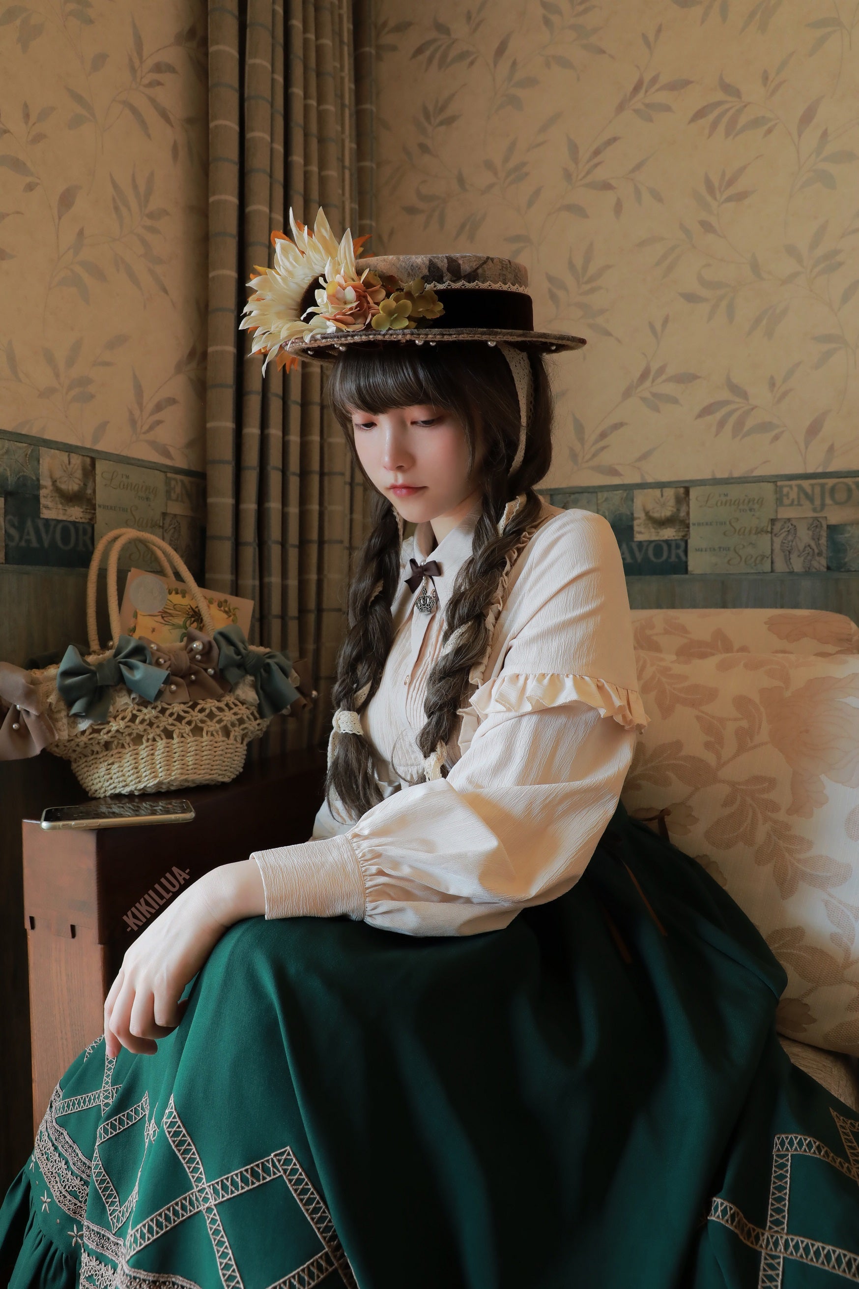 Yuan Su - Elegant Solid Color Lolita SK