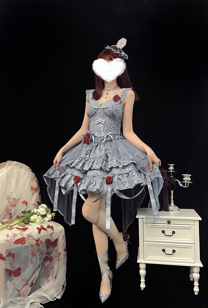 Alice Girl~Blood Rose~Gothic Lolita Rose Brooch 1784:46009