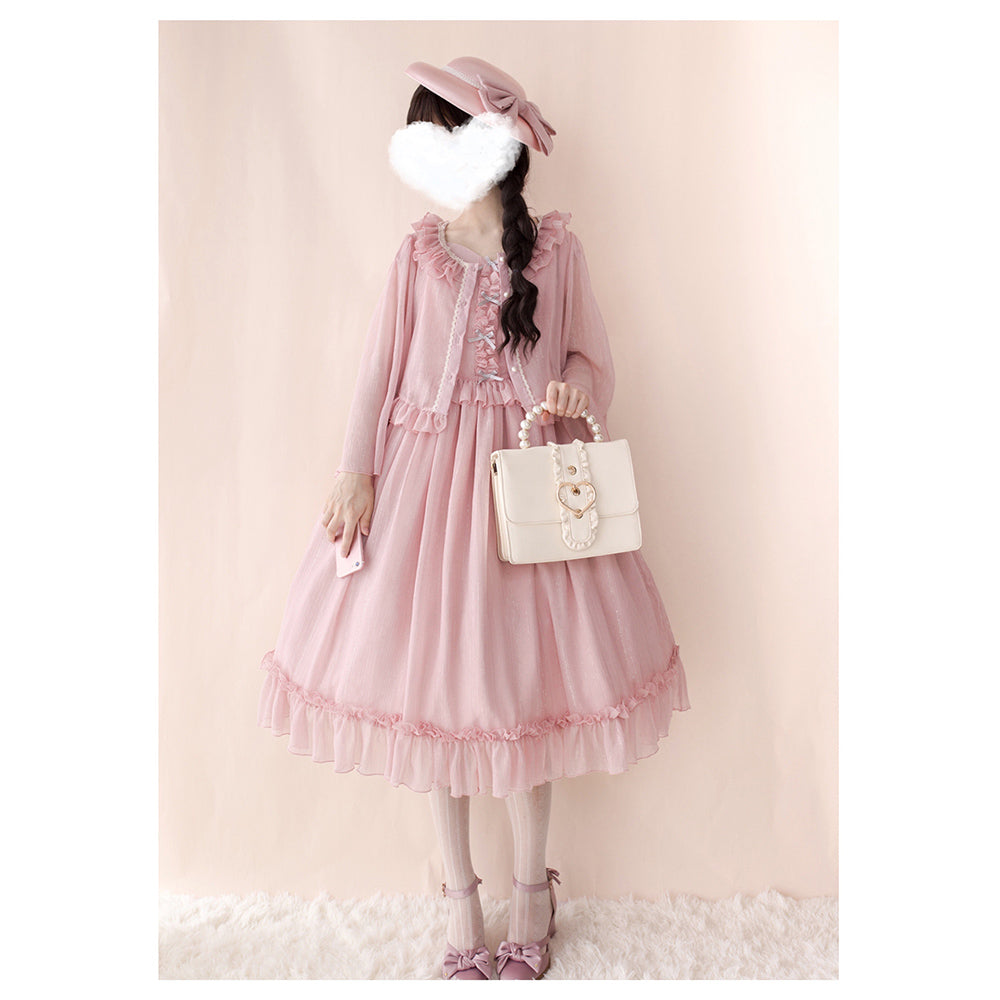 Miss point~Rhine Riverside~French Vintage Chiffon Lolita JSK 1802:45645