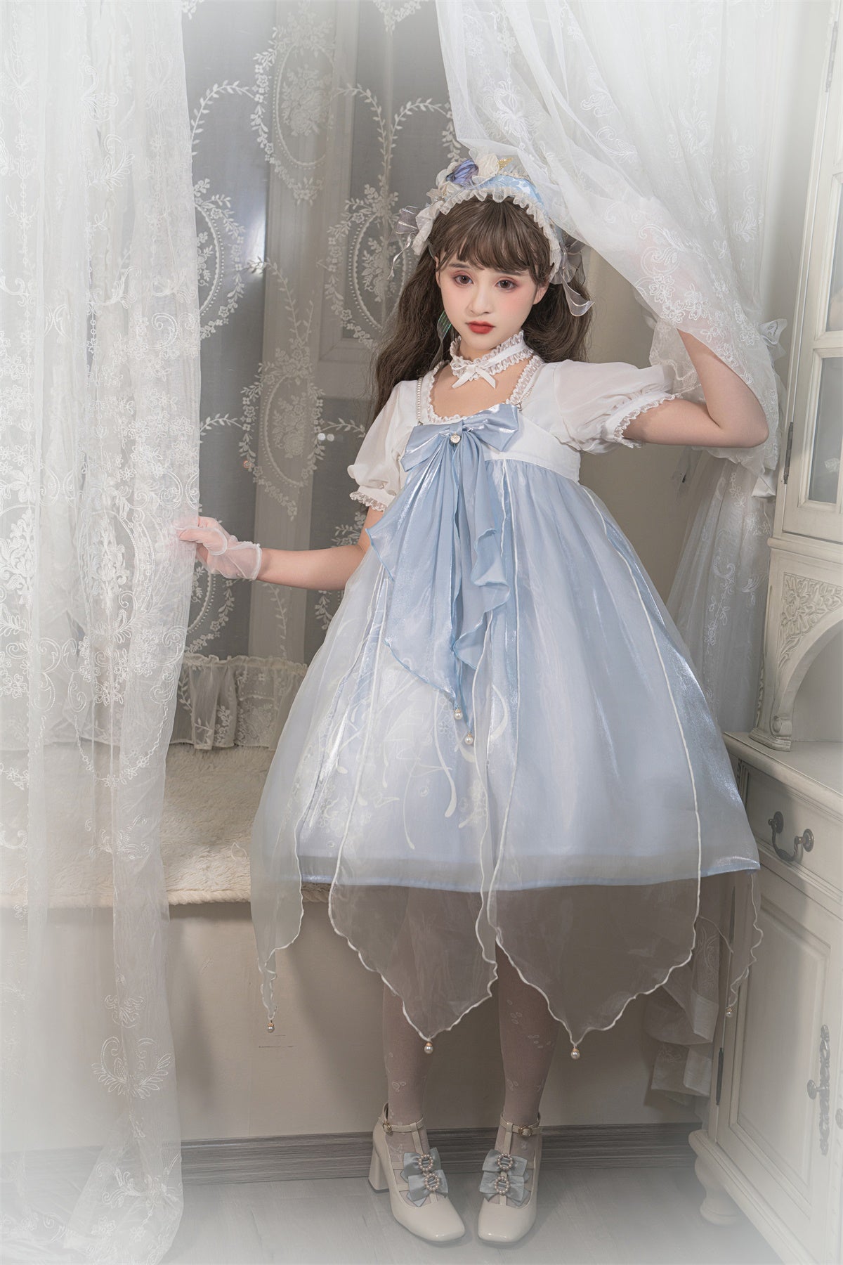 Your Princess~Sweet Lolita Blue Jellyfish Princess Dress   