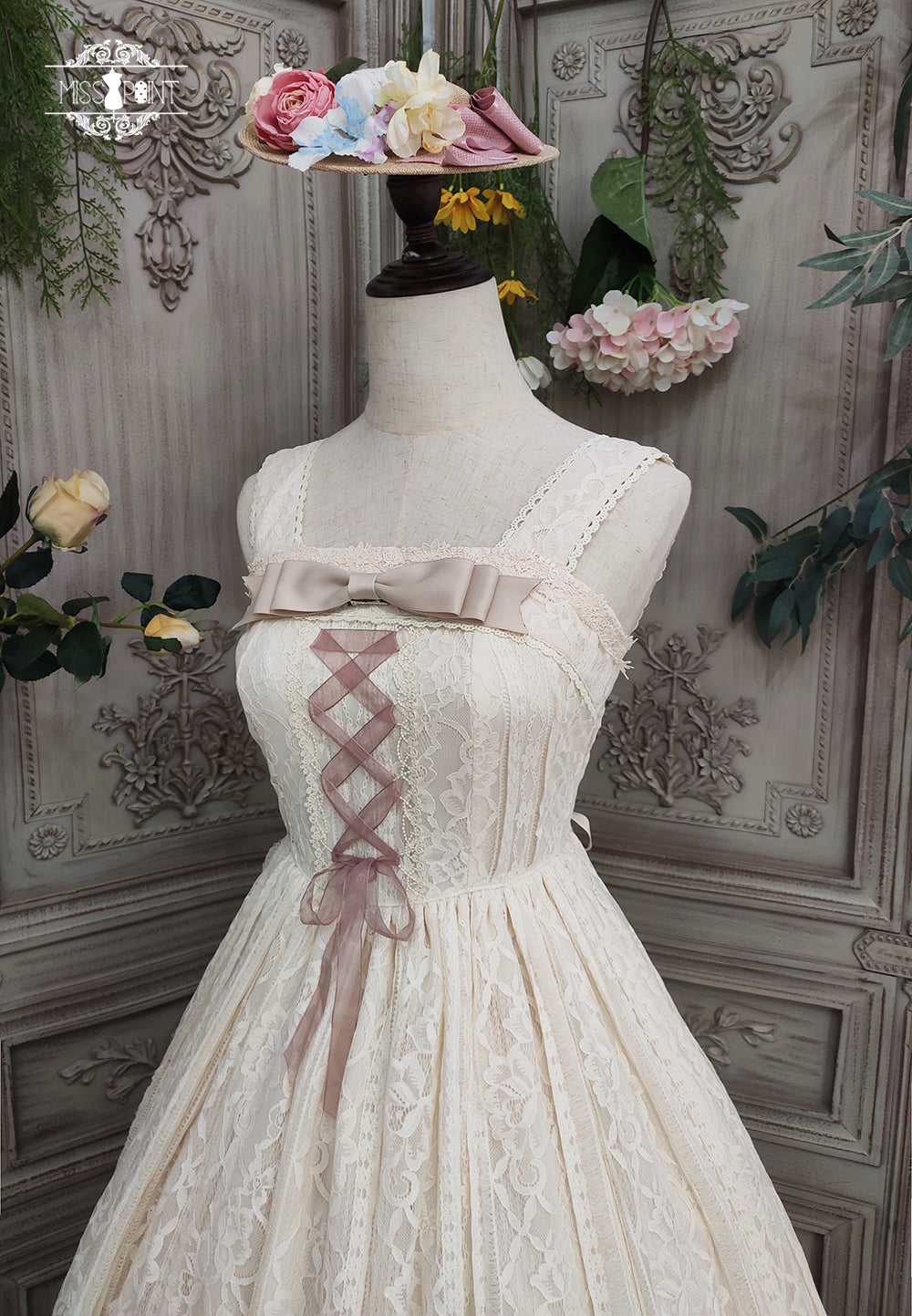 Miss Point - Woody Rose - Retro Classic Lolita JSK 354:63085