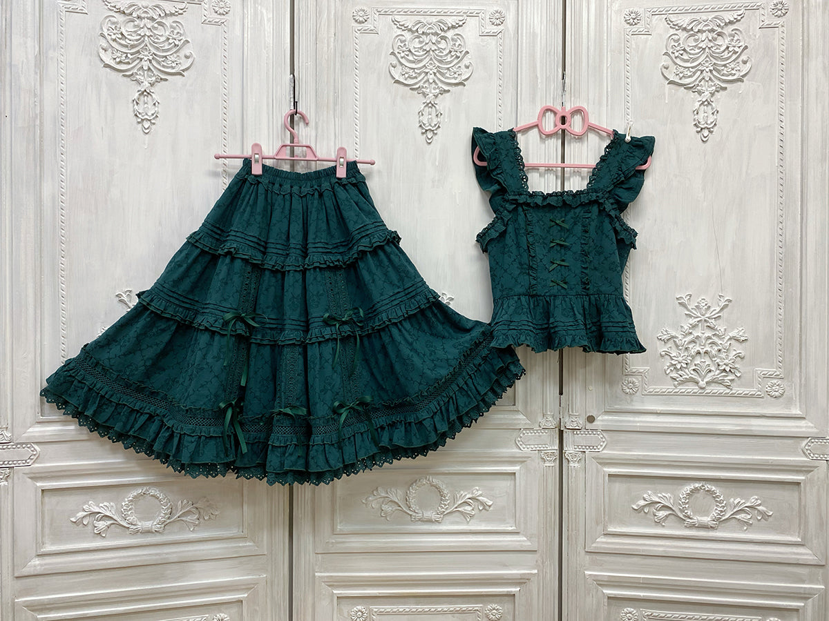 Little Dipper~Gone with the Wind~Elegant Lolita Corset S dark green (corset only) 