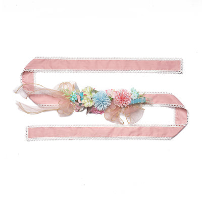 Youpairui~Wa Lolita Lolita Style Tea Party Sakura JSK Free size hairband 
