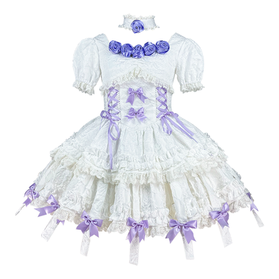 (Buy for me) Diamond Honey~Gothic Lolita Magnificent OP S milk white OP(with hime sleeves) 