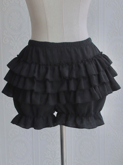 Alice Girl~Multiple Colors Lolita Bloomers~The Hunter Shorts XS black 