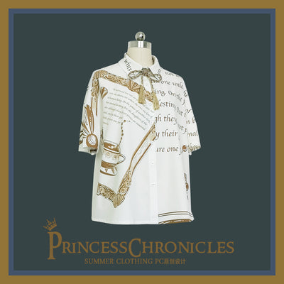 Princess Chronicles~Dark Fairy Tale~Ouji Lolita Casual Shorts Shirts   