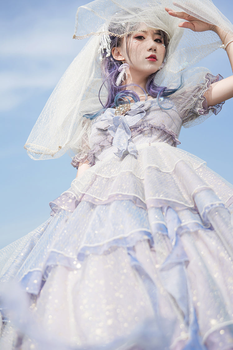 Fantastic Wind - Girl from the Deep Sea - KiraKira Chiffon Gauze Lolita OP