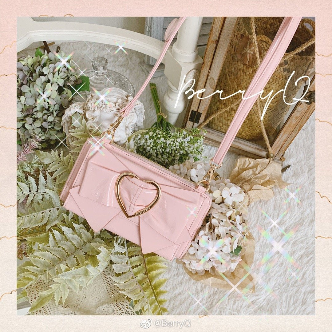 BerryQ~COCO~Sweet Lolita Handbags Multicolors Bows dolly pink  
