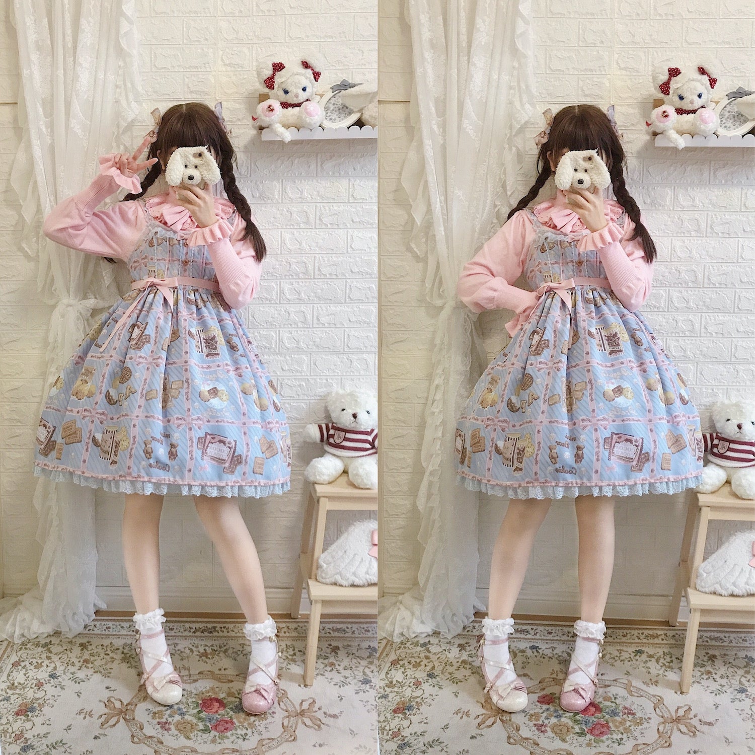 (BuyForMe) PPX STUDIO~Sweet Lolita Woolen Sweater Multicolors 6932:74842