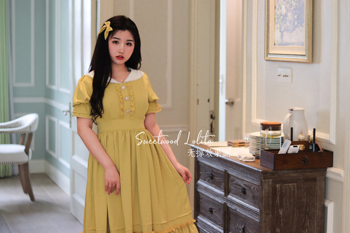 (Buyforme) Sweet Wood~ CLA French Vintage Lolita OP Dress   