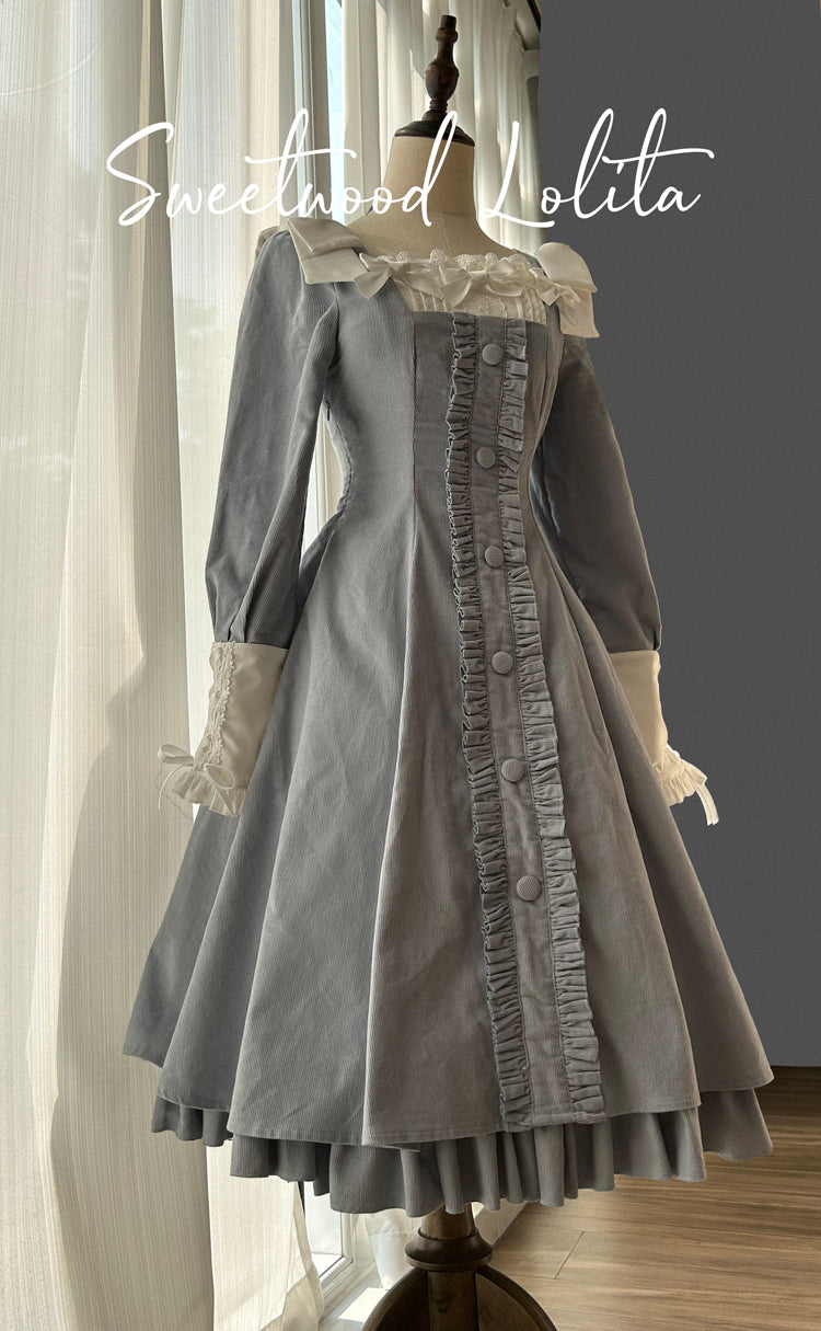 (BuyForMe) Sweet Wood~Annie's Gift~Elegant Velvet Lolita OP Dress 6102:821