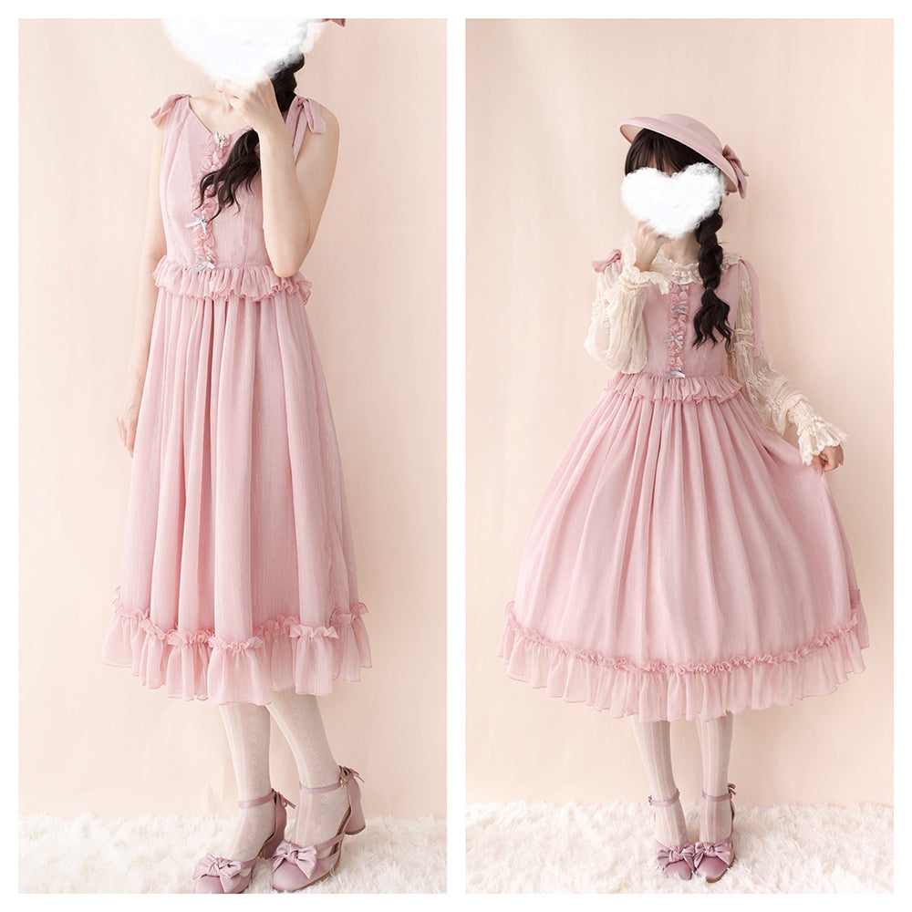 Miss point~Rhine Riverside~French Vintage Chiffon Lolita JSK 1802:45639