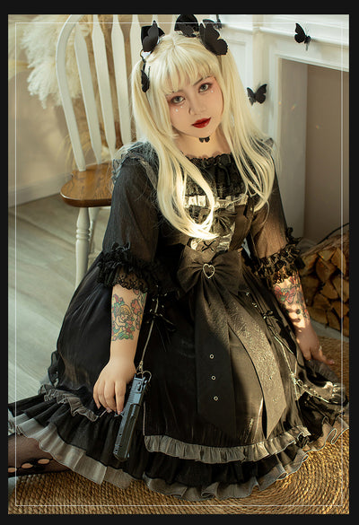 Hard Candy~Heart Warming Plus Size Lolita Fashion Jumper Skirt   