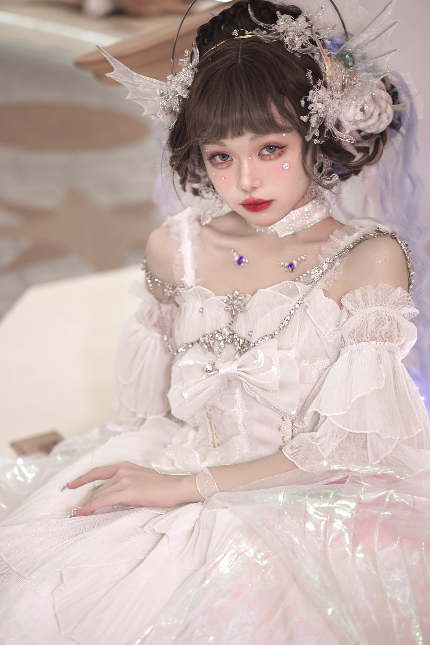 Elpress L - Fish Scale - Elegant Lolita JSK – 42Lolita