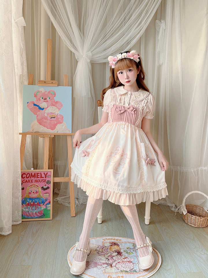 Your Princess~Night Bear Kawaii Lolita Jumper Dress   