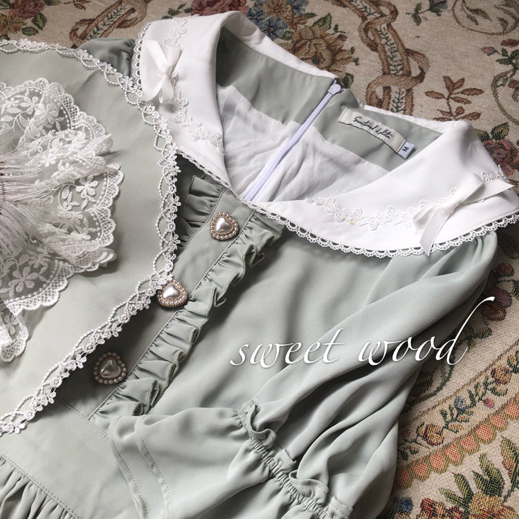 Sweet Wood - Plus Size Vintage Lolita OP Dress 3806:20605