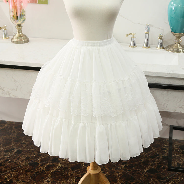 Your Princess~Lolita Fashion Cosplay Fishbone Adjustable Petticoat   