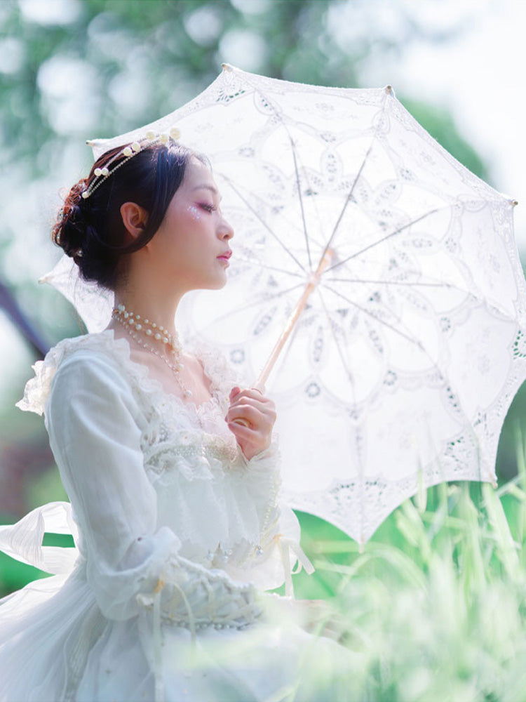 Hollow Lace Princess Lolita Parasol