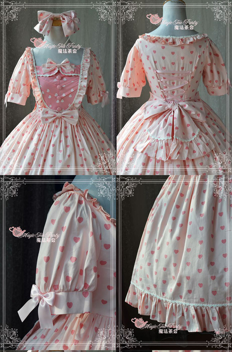 Magic Tea Party~Wish~Kawaii Cotton Lolita OP Dress   