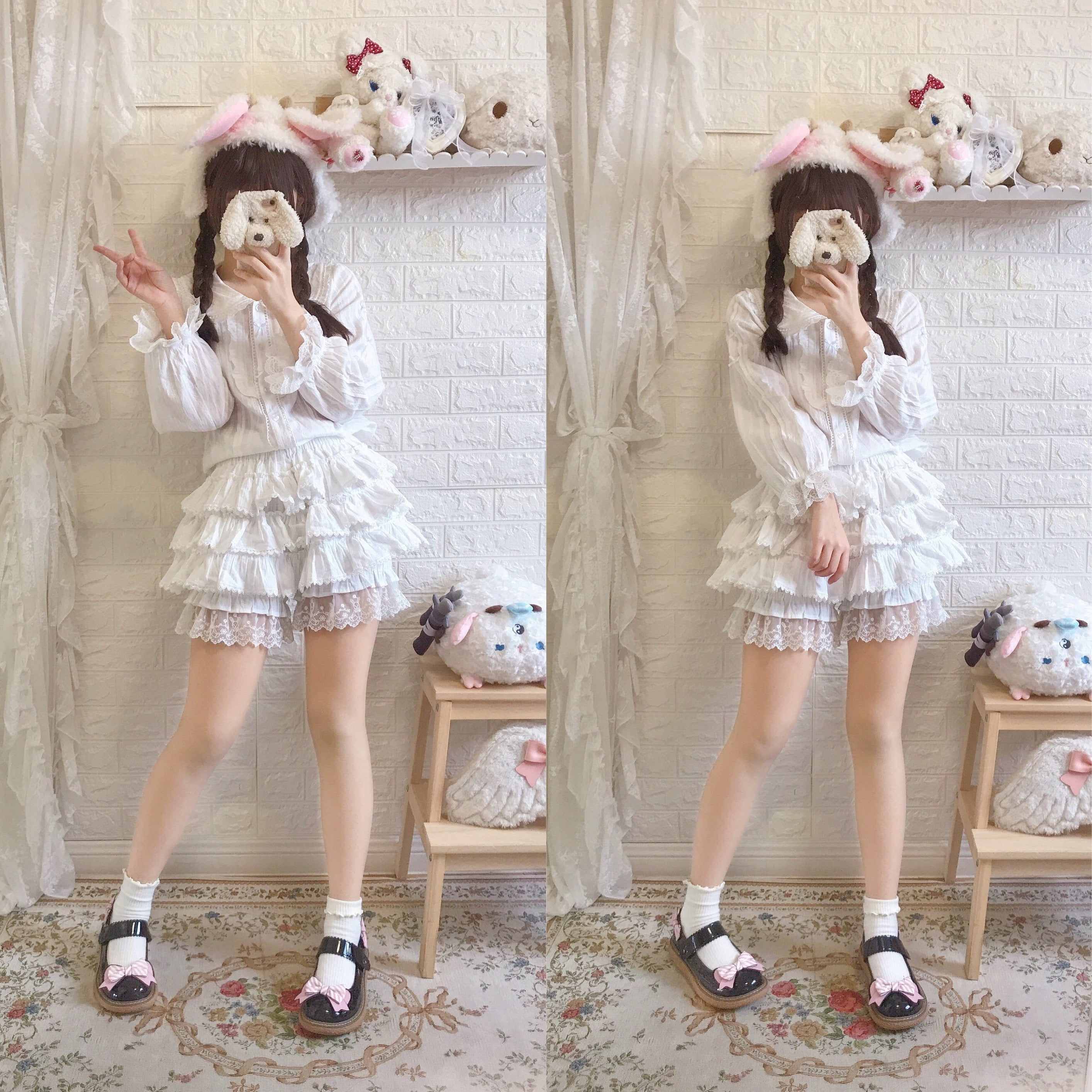 MIST - Lolita Innerwear Bloomers Multicolors Anti Exposure