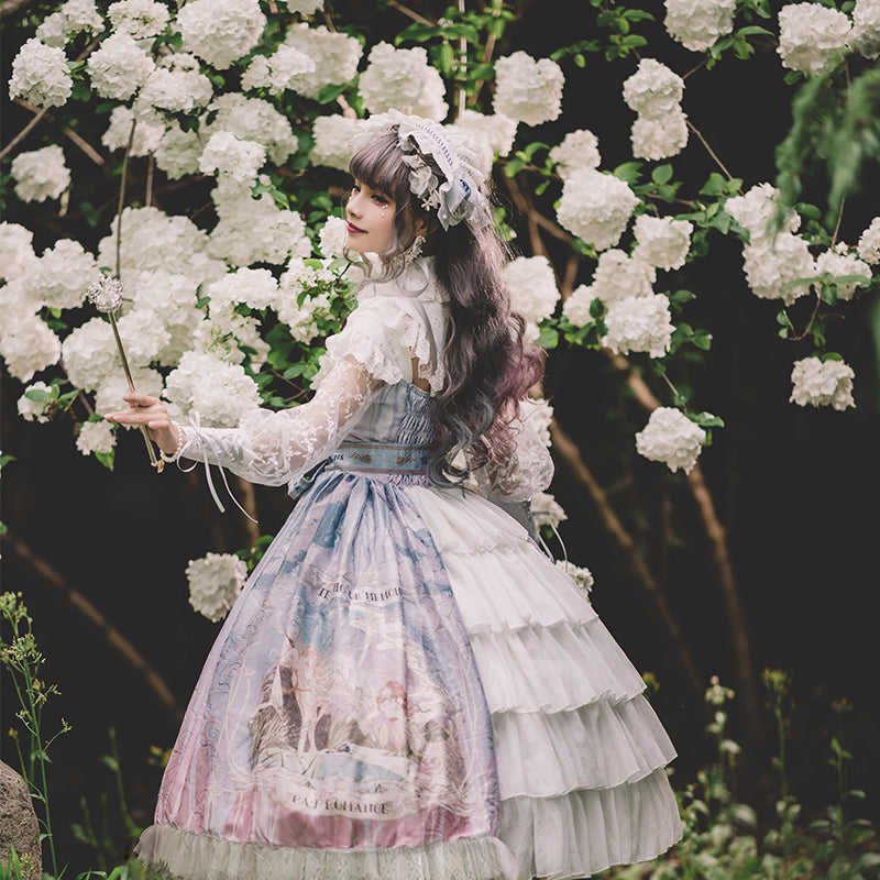 Cat-Romance~The Voice of Eco~Elegant Lolita Summer Dress   