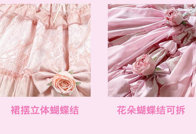 (BuyForMe) DiamondHoney~Hime Lolita Fish-bone Dress Set   
