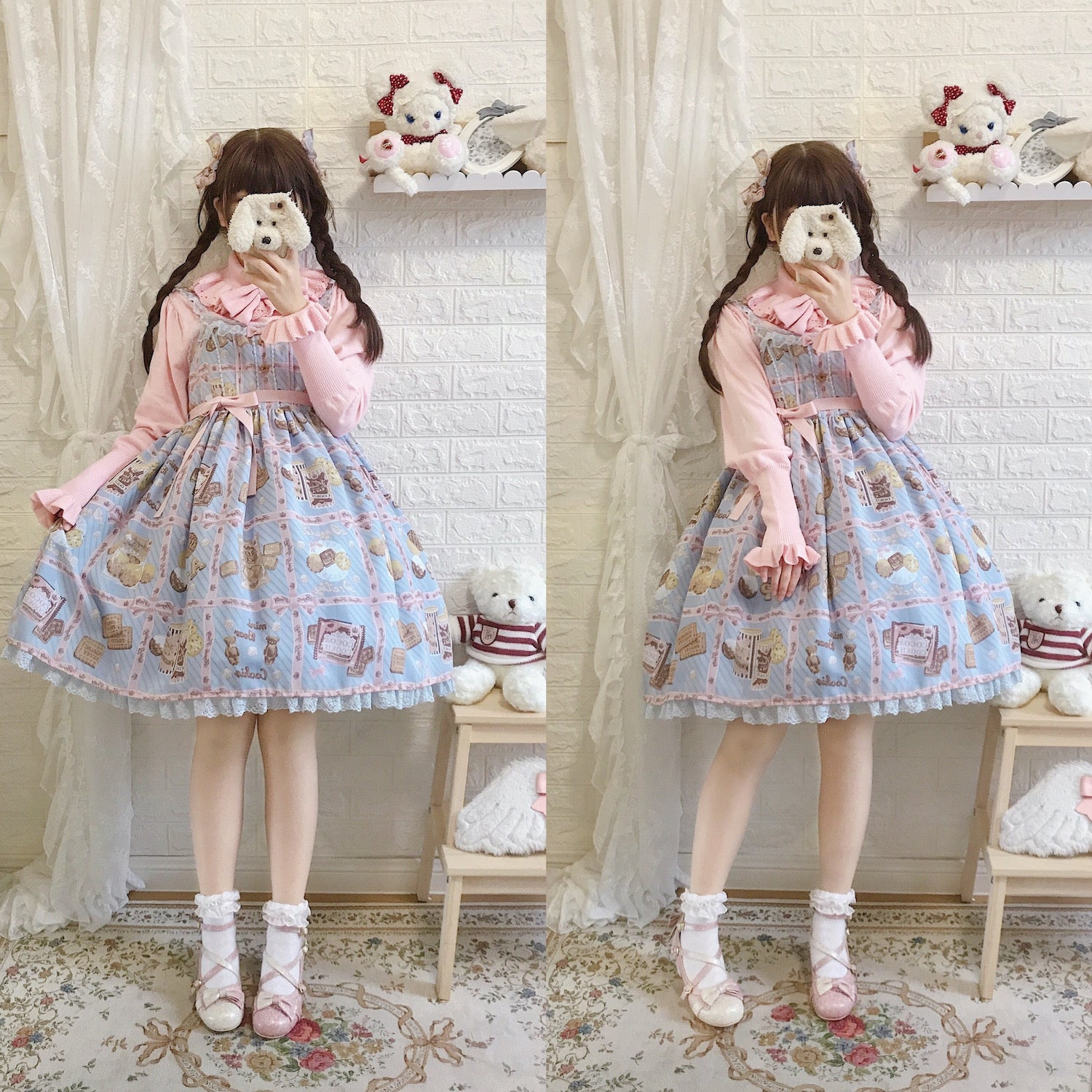 (BuyForMe) PPX STUDIO~Sweet Lolita Woolen Sweater Multicolors 6932:74840