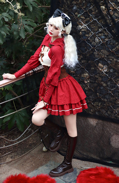 Alice Girl~The Hunter~Gothic Lolita JSK Multicolor   