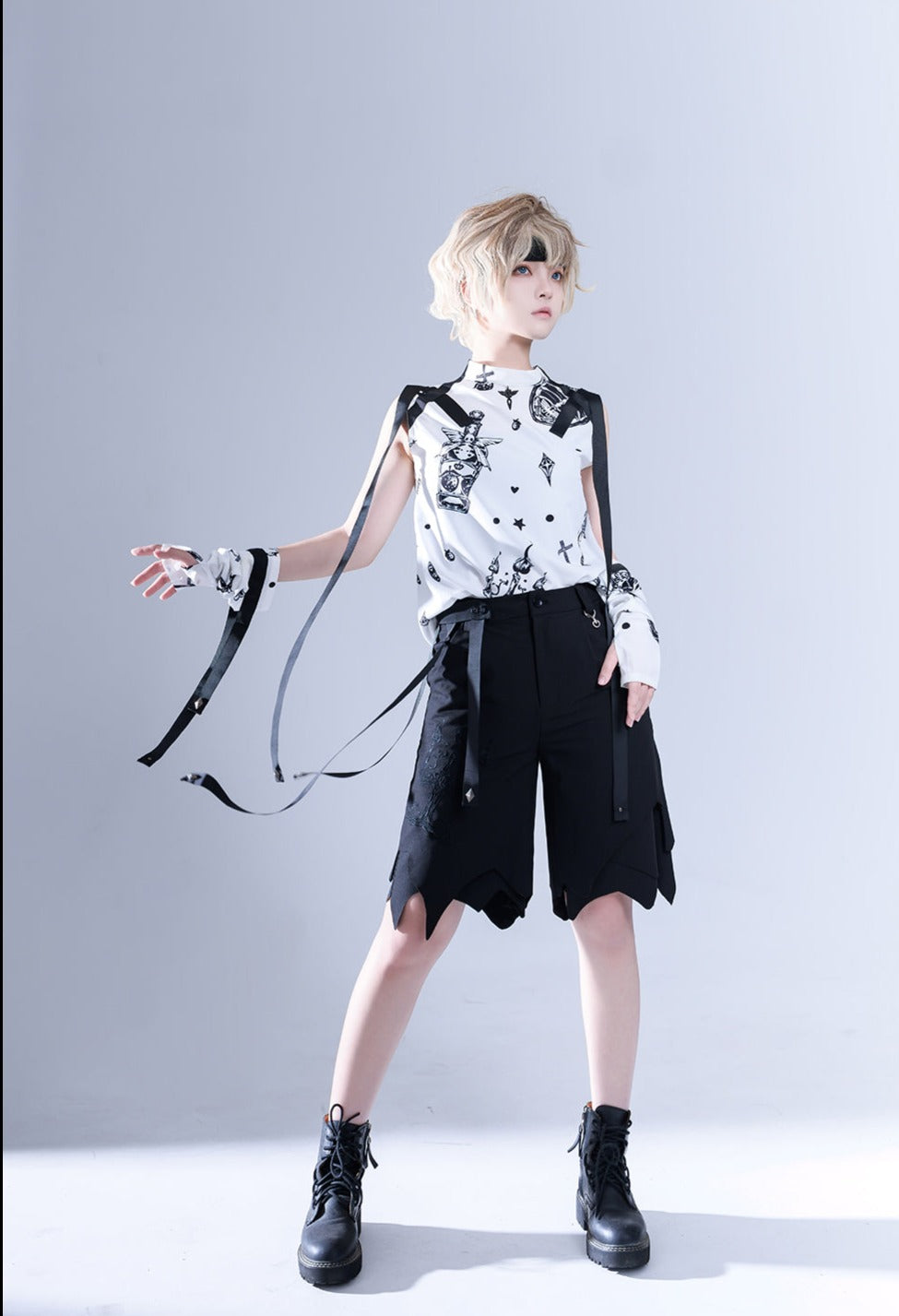Princess Chronicles - Shadow Story - Sleeveless Ouji Lolita Shirt