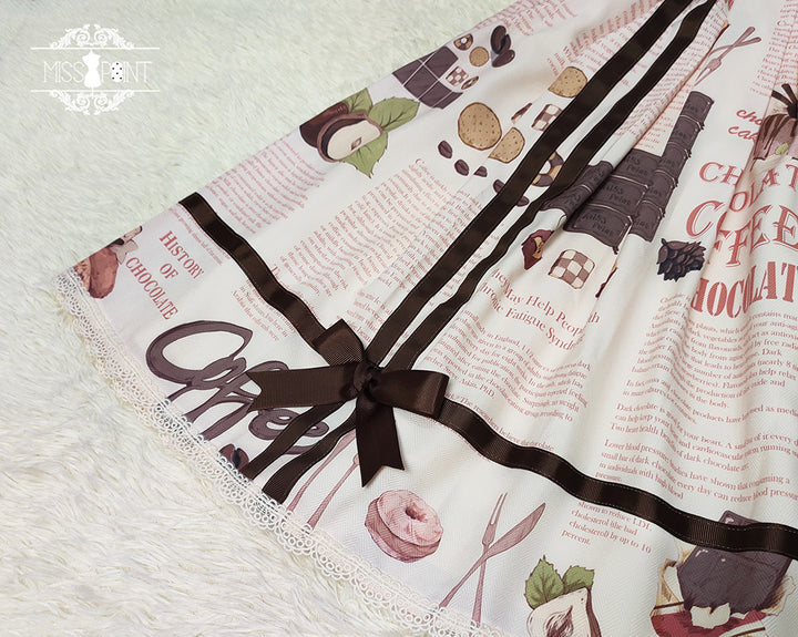 Miss Point~Chocolate Daily  Customize Sweet Lolita Skirt   