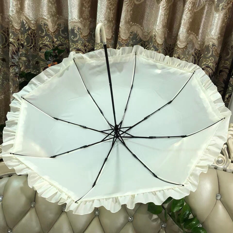 Fresh Flounce Foldable Princess Lolita Parasol   