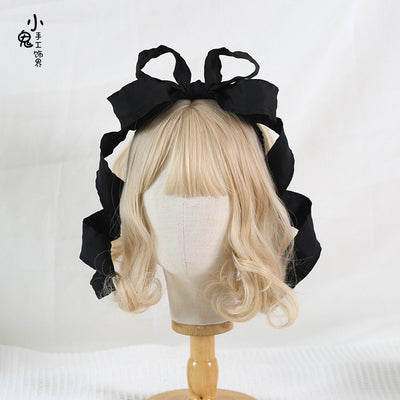 Xiaogui~Miss Furla~3D Bowknot Doll Lolita KC black  