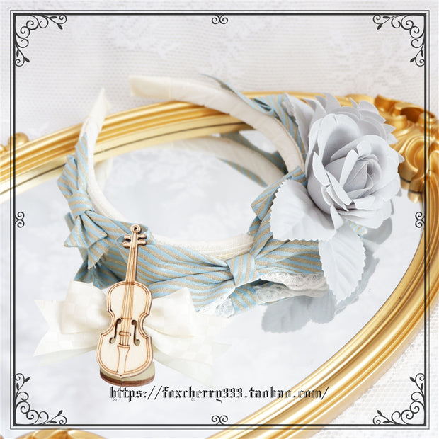 Fox Cherry - Palace Retro Elegant Bow Headdress Lolita Top Hat