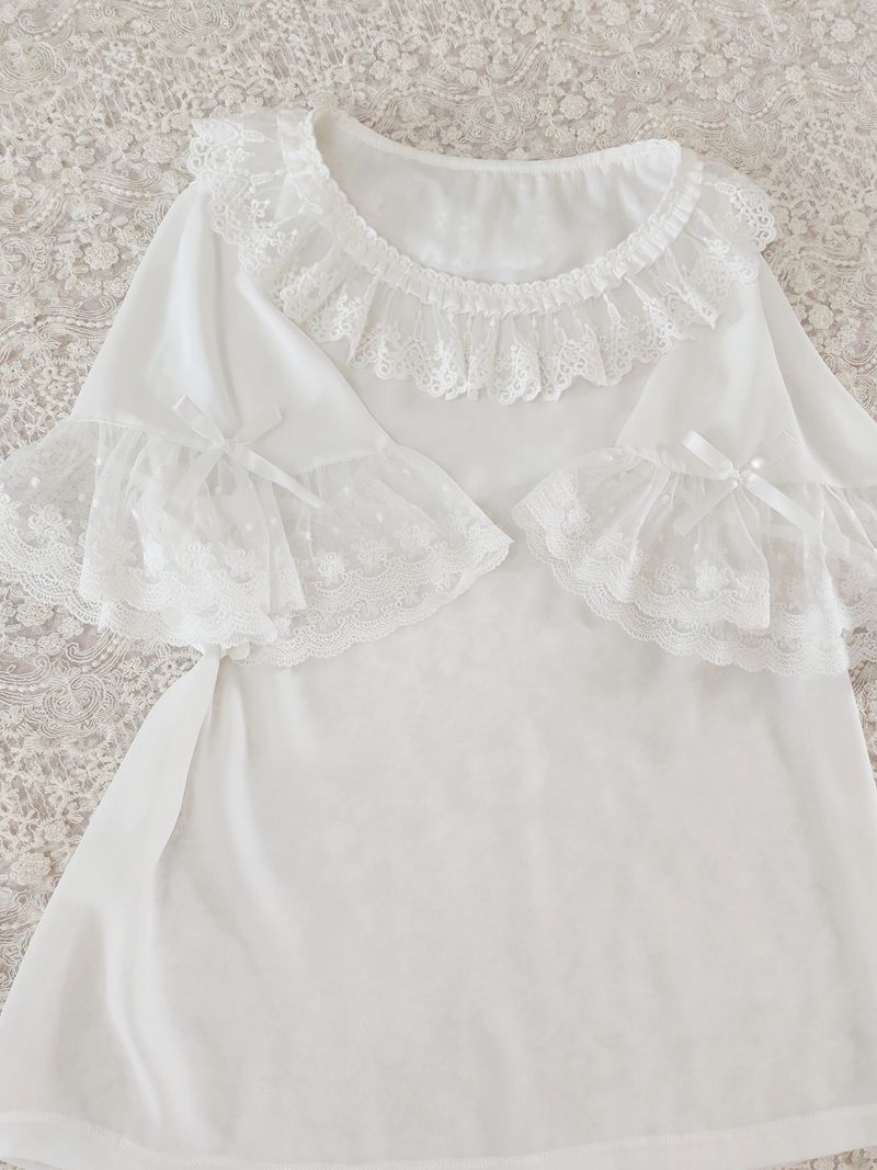Yilia~Kawaii Summer Innerwear Lolita Shirt   