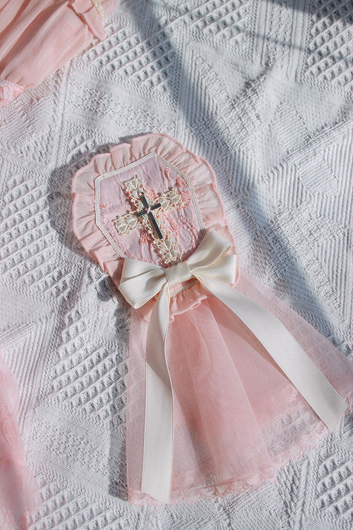 Alice Girl - Cross Maiden - Gothic Lolita Hair Clips Veil Headbow