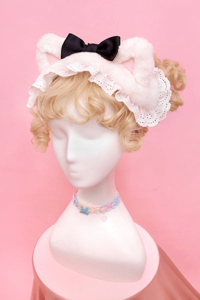Alice Girl~Sweet Lolita KC~Candy Cat Bow Headband   