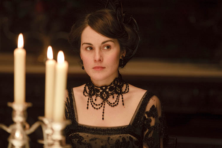 Surface Spell - Downton Abbey - Gothic Lolita Beads Choker black