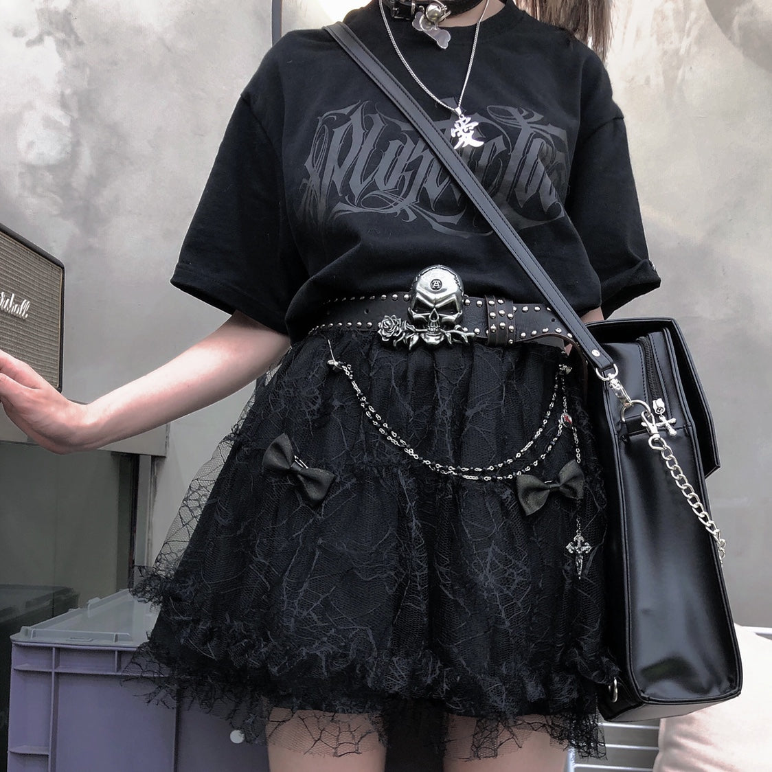 Loris - Gothic Coffin Punk Style Bag