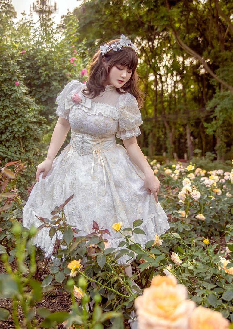 NanShengGe~Plus Size Lolita Lace Corset